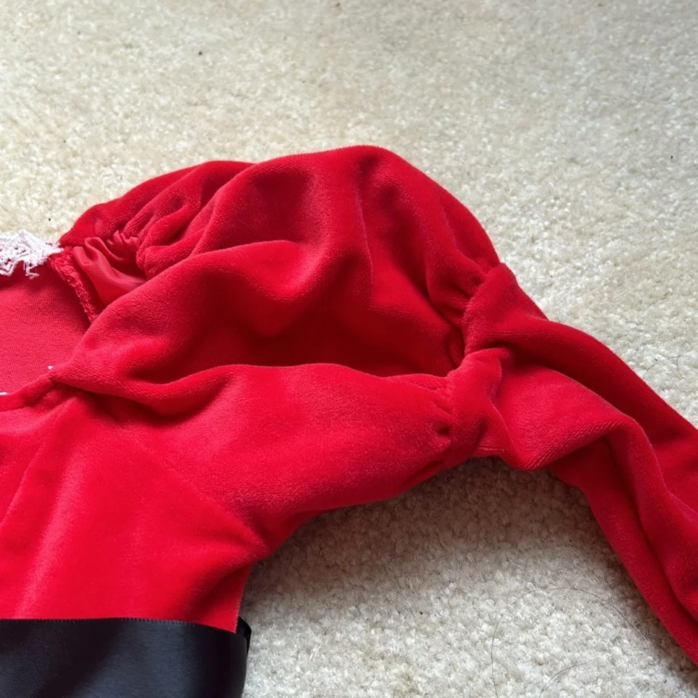 New Baby girl Santa Dress - Picture 4 of 6